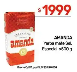 Nini Mayorista Amanda yerba mate sel. especial oferta