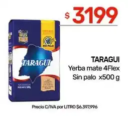 Nini Mayorista Taragui yerba mate 4Flex oferta