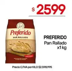 Nini Mayorista Preferido pan rallado oferta