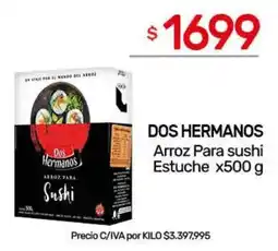 Nini Mayorista Dos hermanos arroz para sushi oferta