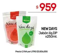 Nini Mayorista New days jabón líq.dp oferta