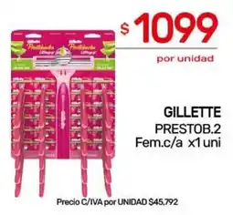 Nini Mayorista Gillette Prestob.2 oferta
