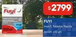 Nini Mayorista Fuyi insect. tabletas rapida accion oferta
