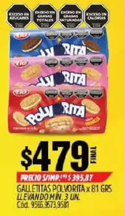 Supermercados Yaguar Lio polvrita oferta