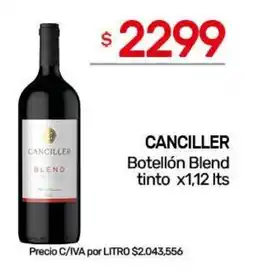 Nini Mayorista Canciller botellón blend tinto oferta