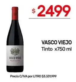 Nini Mayorista Vasco viejo tinto oferta