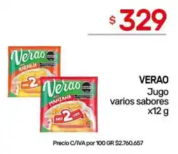 Nini Mayorista Verao jugo varios sabores oferta
