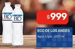 Nini Mayorista Eco de los andes agua s/gas oferta