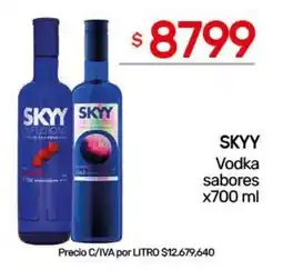 Nini Mayorista Skyy vodka sabores oferta