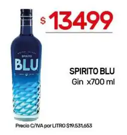 Nini Mayorista Spirito blu gin oferta