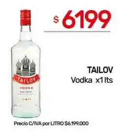 Nini Mayorista Tailov vodka oferta