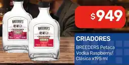 Nini Mayorista Criadores breeders petaca vodka raspberry/clásica oferta