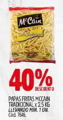 Supermercados Yaguar McCain papas fritas tradicional oferta