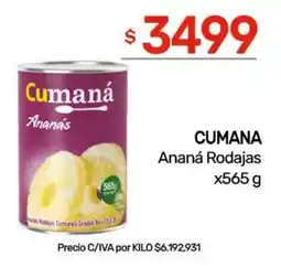 Nini Mayorista Cumaná ananá rodajas oferta