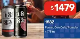 Nini Mayorista 1882 fernet con cola/pomelo oferta