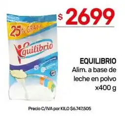Nini Mayorista Equilibrio alim. a base de leche en polvo oferta