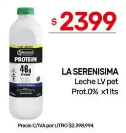 Nini Mayorista La serenisima leche lv pet oferta