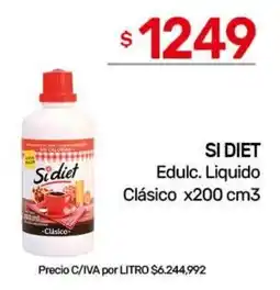 Nini Mayorista Sidiet edulc liquido clasico oferta