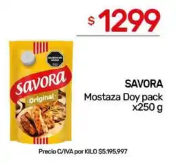 Nini Mayorista Savora mostaza oferta