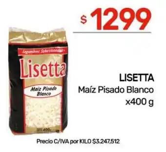 Nini Mayorista Lisetta maíz pisado blanco oferta
