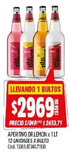 Supermercados Yaguar Dr. lemon aperitivo oferta