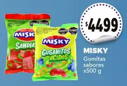 Nini Mayorista Misky gominas sabores oferta