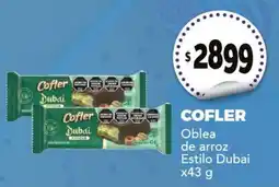 Nini Mayorista Cofler oblea de arroz estilo dubai oferta