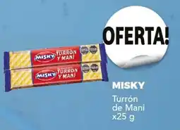 Nini Mayorista Misky turron de mani oferta