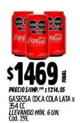 Supermercados Yaguar Coca cola gaseosa oferta