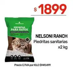 Nini Mayorista Nelsoni ranch piedritas para gatos oferta