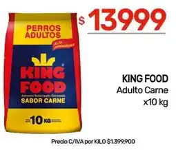 Nini Mayorista King food adulto carne oferta