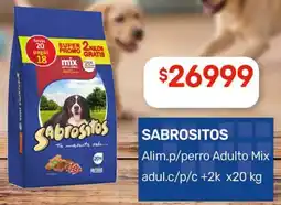 Nini Mayorista Sabrositos alimento para perro adulto mix oferta