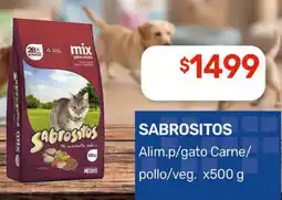 Nini Mayorista Sabrositos alimento para gato carne/pollo/veg oferta