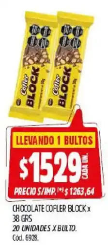 Supermercados Yaguar Cofler block oferta