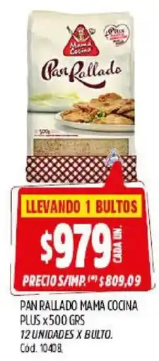 Supermercados Yaguar Mama cocina pan rallado oferta