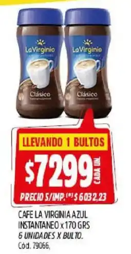 Supermercados Yaguar La virginia cafe instantaneo oferta