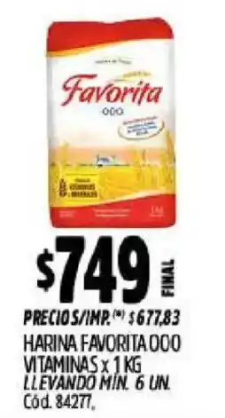 Supermercados Yaguar Favorita harina ooo oferta