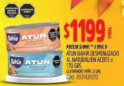 Supermercados Yaguar Bahia atun desmenuzado en aceite y agua oferta