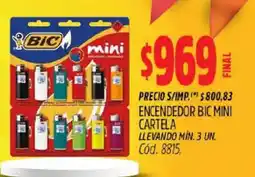 Supermercados Yaguar Bic encendedor mini oferta