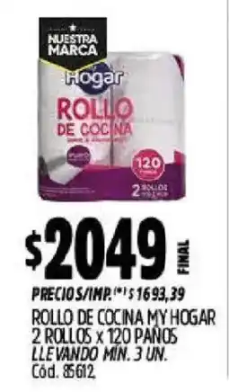 Supermercados Yaguar Hogar rollo de cocina oferta