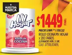 Supermercados Yaguar My Hogar rollos de cocina oferta