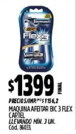 Supermercados Yaguar Bic maquina afetar 3 flex oferta