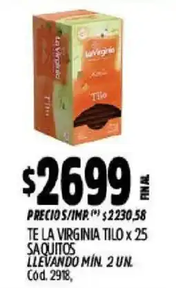Supermercados Yaguar Te la virginia tilo oferta