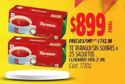 Supermercados Yaguar Taragui te taragui sin sobres oferta