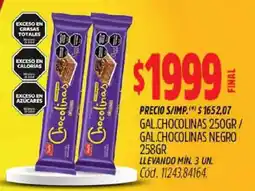 Supermercados Yaguar Chocolinas gal. oferta