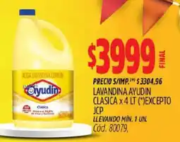 Supermercados Yaguar Ayudin lavandina clasica oferta