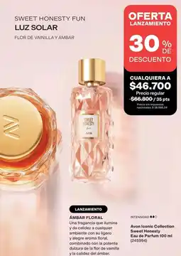 Avon Avon - sweet honesty fun luz solar oferta