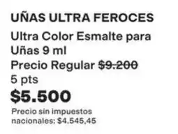 Avon Ultra - uñas feroces oferta