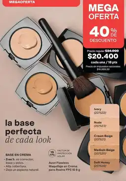Avon Avon - base en crema oferta