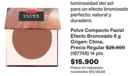 Avon Ultra - polvo compacto facial efecto bronceado 8 g oferta